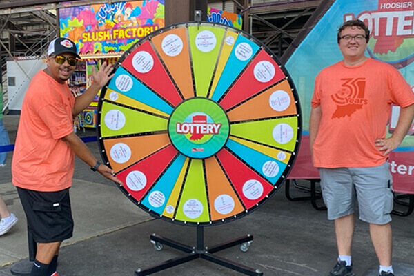 Wheel Spin in Hoosier Lottery Town at the Indiana State Fair